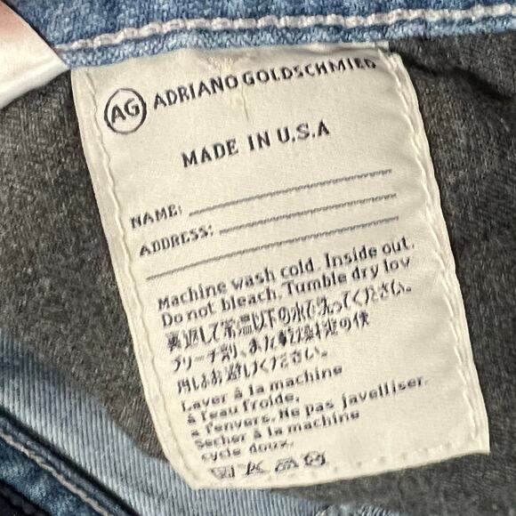 Adriano Goldschmied Farrah Jeans Womens 29 Blue 70s Bell Bottom Denim Retro USA - Picture 15 of 16
